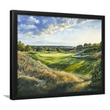 Watercolor Painting National Golf Links Of America, Golf Art, Gift for him, Framed Art Prints Wall Decor