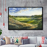 Watercolor Painting National Golf Links Of America, Golf Art, Gift for him, Framed Art Prints Wall Decor