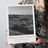 Whistling Straits Golf Resort, Straits Course Hole 03, Kohler, Wisconsin, Golf Art Print, Canvas Print Wall Art