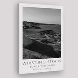 Whistling Straits Golf Resort, Straits Course Hole 03, Kohler, Wisconsin, Golf Art Print, Canvas Print Wall Art