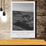 Whistling Straits Golf Resort, Straits Course Hole 03, Kohler, Wisconsin, Golf Art Print, Canvas Print Wall Art