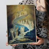 William Blake Canvas Wall Art Jacob'S Ladder Fine Art Print, Home Decor, Canvas Painting, Canvas Print Wall Art Decor