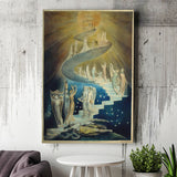 William Blake Canvas Wall Art Jacob'S Ladder Fine Art Print, Home Decor, Canvas Painting, Canvas Print Wall Art Decor