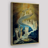 William Blake Canvas Wall Art Jacob'S Ladder Fine Art Print, Home Decor, Canvas Painting, Canvas Print Wall Art Decor