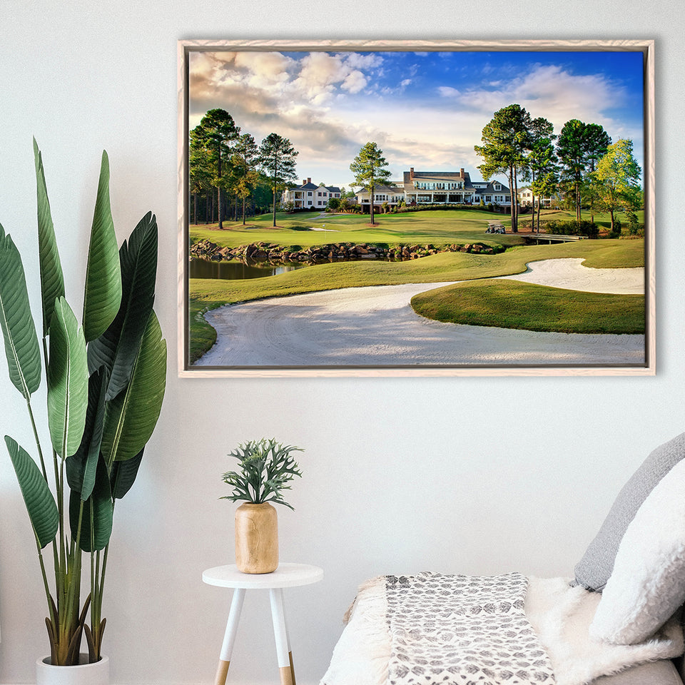 Mid South Golf Course Framed Canvas Prints