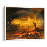 Pandemonium By John Martin, Framed Canvas Prints Wall Art Home Decor,Floating Frame, Ready to Hang