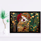 Mother And Child Art,Klimt Mother And Child,Gustav Klimt Art, Framed Art Print Wall Decor, Framed Picture