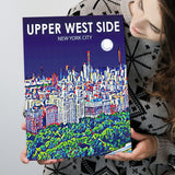 Upper West Side NYC Art V1 ,City Art Print, Large Canvas, Canvas Print Wall Art Home Decor