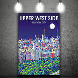 Upper West Side NYC Art V1 ,City Art Print, Large Canvas, Canvas Print Wall Art Home Decor