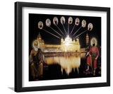 10 Sikh Gurus-Art Print, Canvas Art,Framed Art,Plexiglass Cover