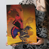 African Girl with Butterfly Wings Custome Canvas Prints Wall Art