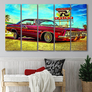 1968 Chevrolet Impala 5 Piece B Canvas Prints Wall Art Decor, Multi Panels,Large Canvas, Home Decor