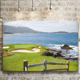 Pebble Beach Golf Courses, Golf Art Print, Golf Lover, Canvas Prints Wall Art Decor