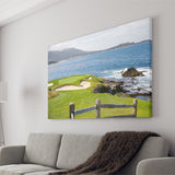 Pebble Beach Golf Courses, Golf Art Print, Golf Lover, Canvas Prints Wall Art Decor