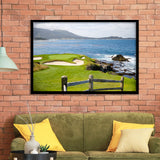 Pebble Beach Golf Courses, Golf Sport Print, Golf Lover, Framed Art Prints Home Decor
