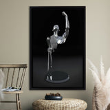 3D Effect Art Be Brave Frame Canvas Prints Wall Art - Painting Canvas, Framed Picture,Canvas Art, Wall Decor,Prints for Sale