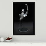 3D Effect Art Be Brave Frame Canvas Prints Wall Art - Painting Canvas, Framed Picture,Canvas Art, Wall Decor,Prints for Sale
