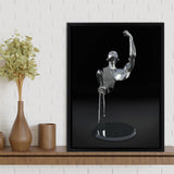 3D Effect Art Be Brave Frame Canvas Prints Wall Art - Painting Canvas, Framed Picture,Canvas Art, Wall Decor,Prints for Sale