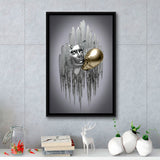 3D Effect Art Deepest Desire Black & Gold Framed Canvas Prints Wall Art - Painting Canvas, Wall Decor, Art Prints, Floating Frame