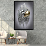 3D Effect Art Deepest Desire Black & Gold Framed Canvas Prints Wall Art - Painting Canvas, Wall Decor, Art Prints, Floating Frame