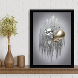 3D Effect Art Deepest Desire Black & Gold Framed Canvas Prints Wall Art - Painting Canvas, Wall Decor, Art Prints, Floating Frame