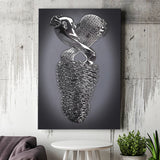 3D Effect Art Effect Lovers Black Art Canvas Prints Wall Art - Painting Canvas, Home Wall Decor, For Sale