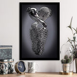 3D Effect Art Effect Lovers Black Art Framed Art Print Wall Decor - Painting Art,Framed Picture,Wall Art
