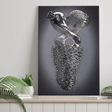 3D Effect Art Effect Lovers Black Art Canvas Prints Wall Art - Painting Canvas, Home Wall Decor, For Sale