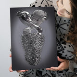 3D Effect Art Effect Lovers Black Art Canvas Prints Wall Art - Painting Canvas, Home Wall Decor, For Sale
