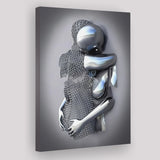 3D Effect Art Emotional Hug Canvas Prints Wall Art - Painting Canvas, Home Wall Decor, Prints for Sale, Painting Art