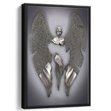 3D Effect Art Fallen Angel Iron Mesh Framed Canvas Prints Wall Art - Painting Canvas, Home Wall Decor,Framed Picture, For Sale