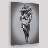 3D Effect Art Hugging Cuddling Couples Canvas Prints Wall Art - Painting Canvas, Home Wall Decor, For Sale