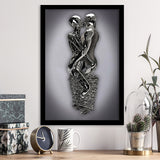 3D Effect Art Hug Lovers Iron Mesh Abstract Art Framed Art Print Wall Decor - Painting Art,Framed Picture,Wall Art