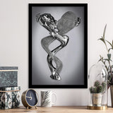 3D Effect Art Infinite Kiss Love Framed Art Print Wall Decor - Painting Art,Framed Picture,Wall Art