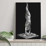 3D Effect Art Master Yoga Canvas Prints Wall Art - Painting Canvas, Painting Prints,Canvas Art, Wall Decor, Home Decor, Prints for Sale