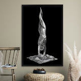 3D Effect Art Master Yoga Frame Canvas Prints Wall Art - Painting Canvas, Framed Picture,Canvas Art, Wall Decor,Prints for Sale