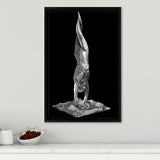3D Effect Art Master Yoga Frame Canvas Prints Wall Art - Painting Canvas, Framed Picture,Canvas Art, Wall Decor,Prints for Sale
