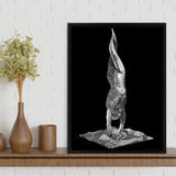 3D Effect Art Master Yoga Frame Canvas Prints Wall Art - Painting Canvas, Framed Picture,Canvas Art, Wall Decor,Prints for Sale