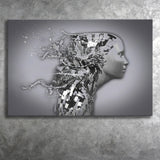 3D Effect Art Shattered Thoughts Canvas Prints Wall Art - Painting Canvas, Wall Decor, Canvas Art, For Sale