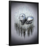 3D Effect Art Soul Kiss Framed Art Print Wall Decor - Painting Art,Framed Picture,Wall Art
