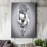 3D Effect Art Tender Naked Couple Canvas Prints Wall Art - Painting Canvas, Home Wall Decor, Prints for Sale, Painting Art