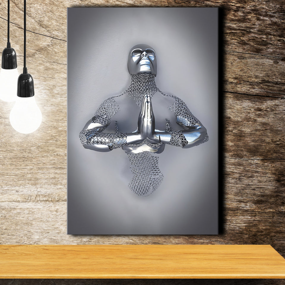 3D Effect Art The Prayer Canvas Prints Wall Art - Painting Canvas, Home Wall Decor, Prints for Sale, Painting Art