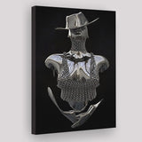 3D Effect Art Cowboy Woman Canvas Prints Wall Art - Painting Canvas, Painting Prints,Canvas Art, Wall Decor, Home Decor, Prints for Sale