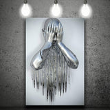3D Effect Art Regretful Man Canvas Prints Wall Art - Painting Canvas, Painting Prints,Canvas Art, Wall Decor, Home Decor, Prints for Sale