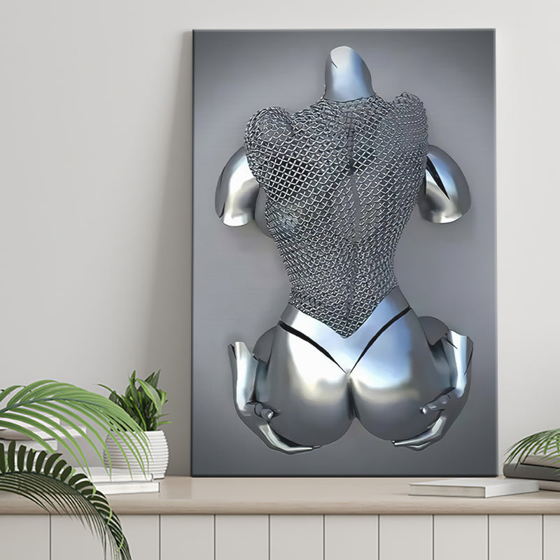 3D Effect Art Romantic Couple Canvas Prints Wall Art - Painting Canvas, Painting Prints,Canvas Art, Wall Decor, Home Decor, Prints for Sale