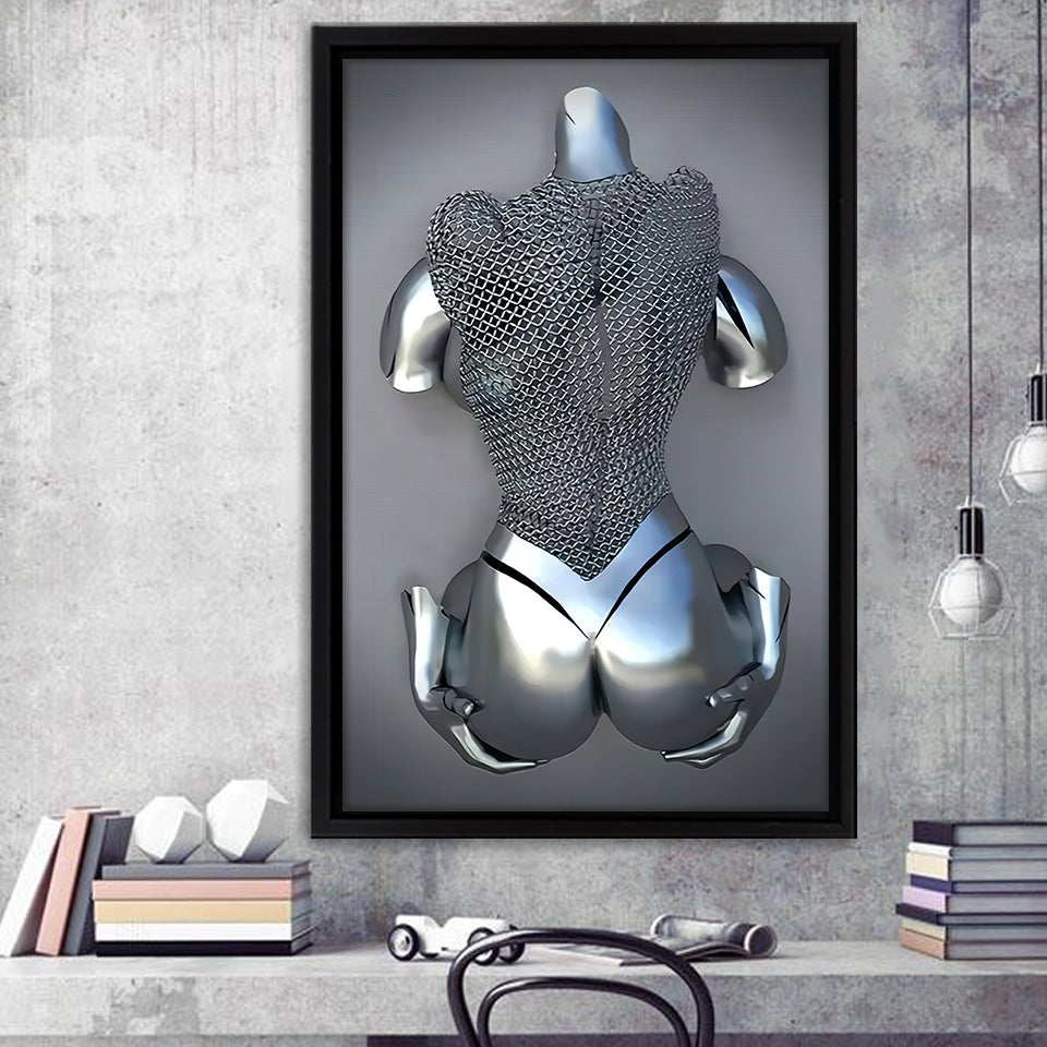 3D Effect Art Romantic Couple Frame Canvas Prints Wall Art - Painting Canvas, Framed Picture,Canvas Art, Wall Decor,Prints for Sale