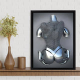 3D Effect Art Romantic Couple Frame Canvas Prints Wall Art - Painting Canvas, Framed Picture,Canvas Art, Wall Decor,Prints for Sale