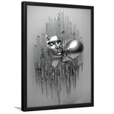 3D Effect Art Romantic Couple Kiss Framed Art Prints Wall Decor - Painting Prints, Framed Picture, Wall Arrt, Home Decor, Prints for Sale