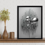 3D Effect Art Romantic Couple Kiss Frame Canvas Prints Wall Art - Painting Canvas, Framed Picture,Canvas Art, Wall Decor,Prints for Sale