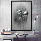 3D Effect Art Romantic Couple Kiss Framed Art Prints Wall Decor - Painting Prints, Framed Picture, Wall Arrt, Home Decor, Prints for Sale